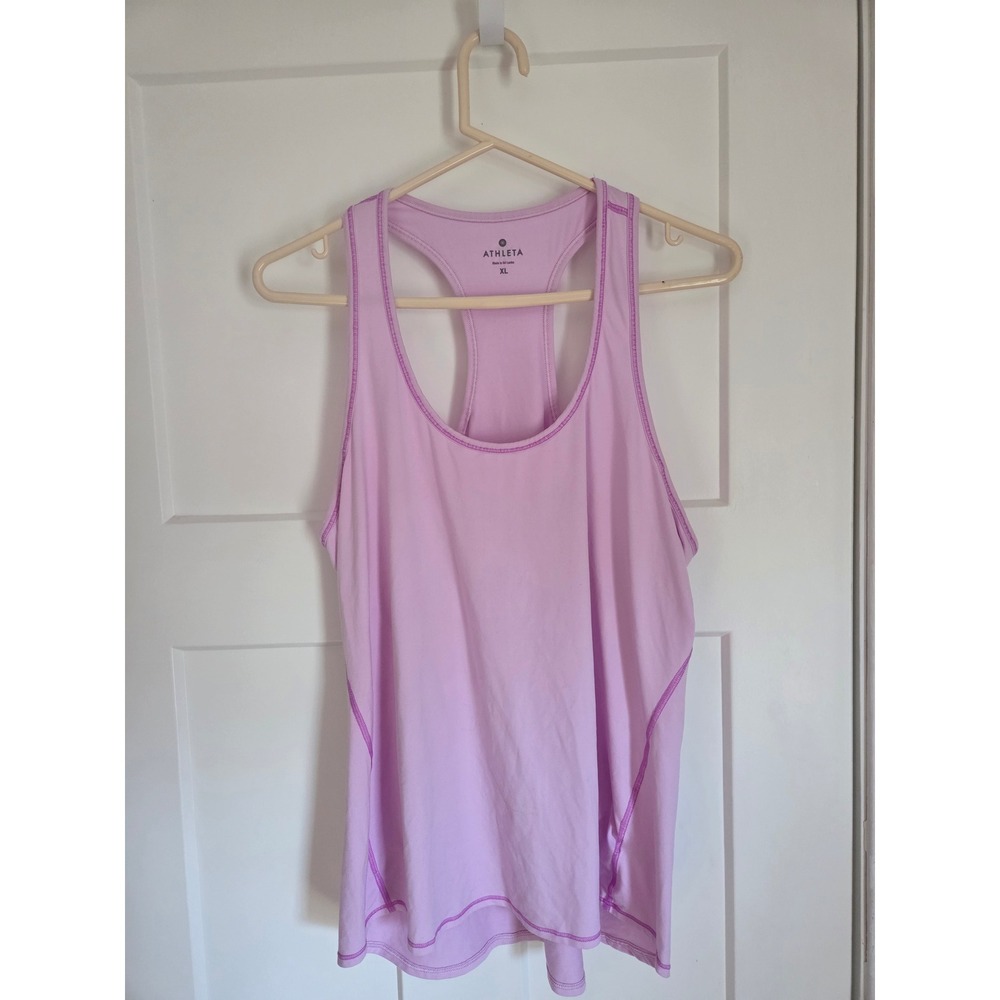 Athleta Lavender Racerback Tank Top